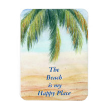 Palmera en un día soleado en la playa