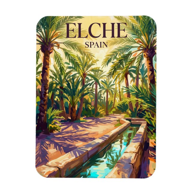 Imán Palmeral de Elche España (Vertical)