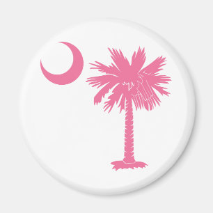 Imán Palmetto rosado