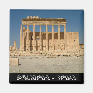 Imán Palmira, Templo Bell, Siria (imán Fridge)