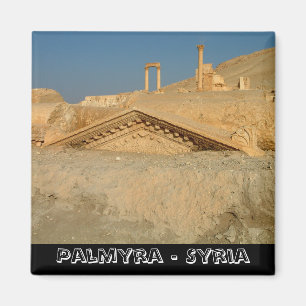 Imán Palmira, Templo Bell, Siria No.2 (imán Fridge)