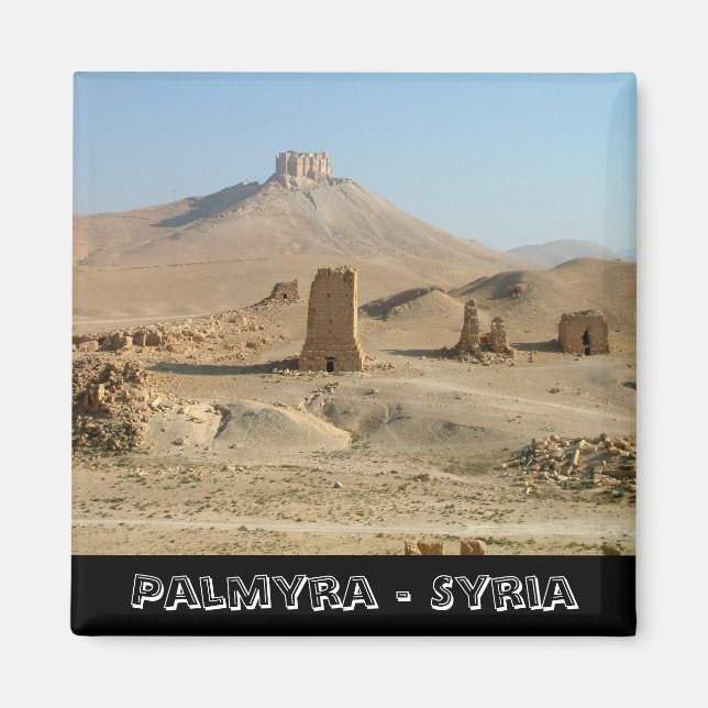 Imán Palmira, tesoros de Siria perdidos (Fridge Magnet) (Frente)