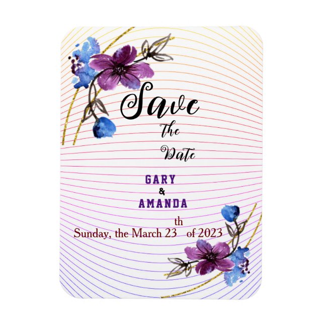 Imán Palo De Púrpura (Vertical)