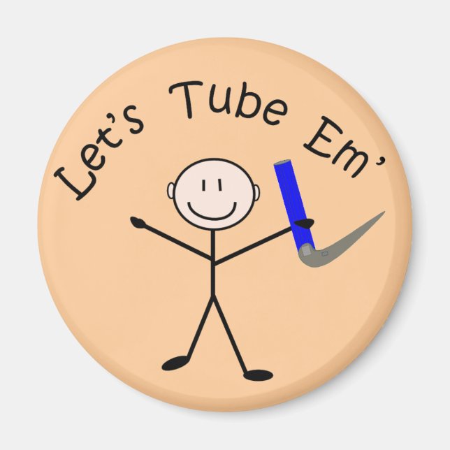 Imán Palo de terapia respiratoria "Let's Tube Em" (Frente)