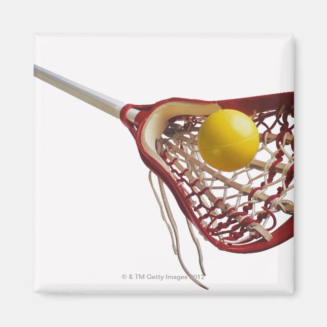 Imán Palo y bola de lacrosse (Frente)