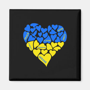 Imán Paloma de la Paz Corazón Ucrania Esperanza Amor Uk