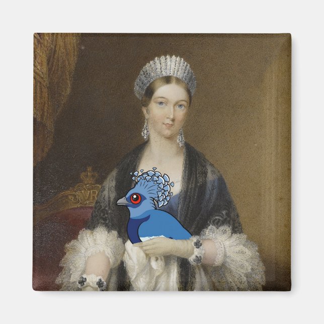 Imán Paloma de la Reina Victoria (Frente)