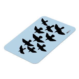 Imán Palomas de vuelo volador