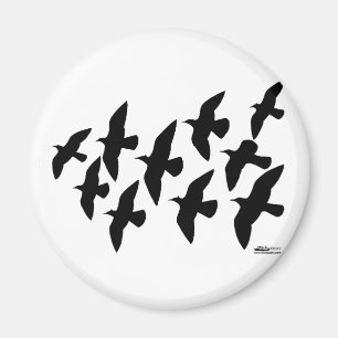 Imán Palomas de vuelo volador