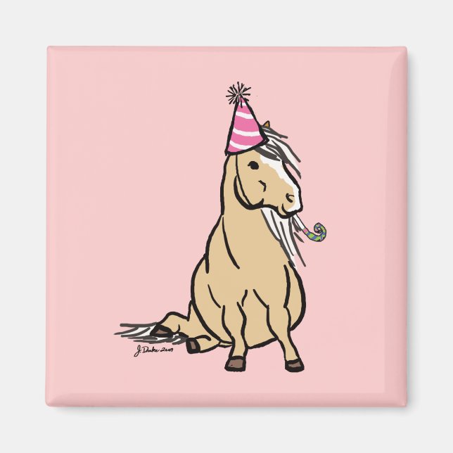 Imán Palomino Fiesta Pony (Frente)