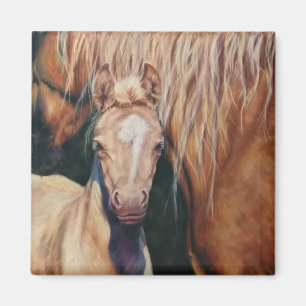 Imán Palomino Mare con cremello foliar