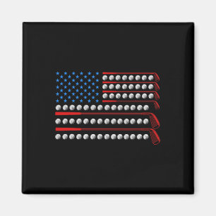 Imán Palos de Golf Patrióticos Golf USA Bandera 4 de Ju