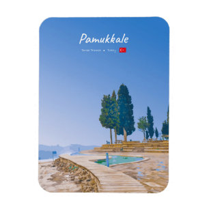 Imán Pamukkale, Turquía - Piscinas Térmicas Redondeadas
