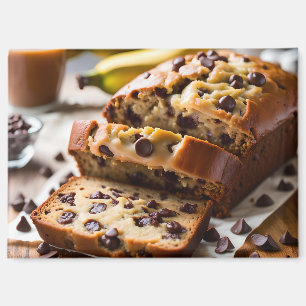 Imán Pan de plátano con chispas de chocolate