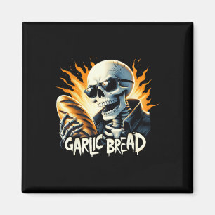 Imán Pan Halloween Skeleteen Panadería Baker Bread Love