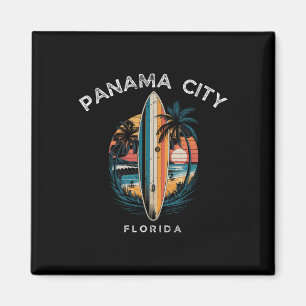 Imán Panama City Beach Florida Hombres Mujeres Surfeand