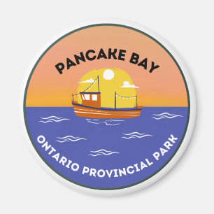 Imán Pancake Bay Ontario Parque Provincial Magnet
