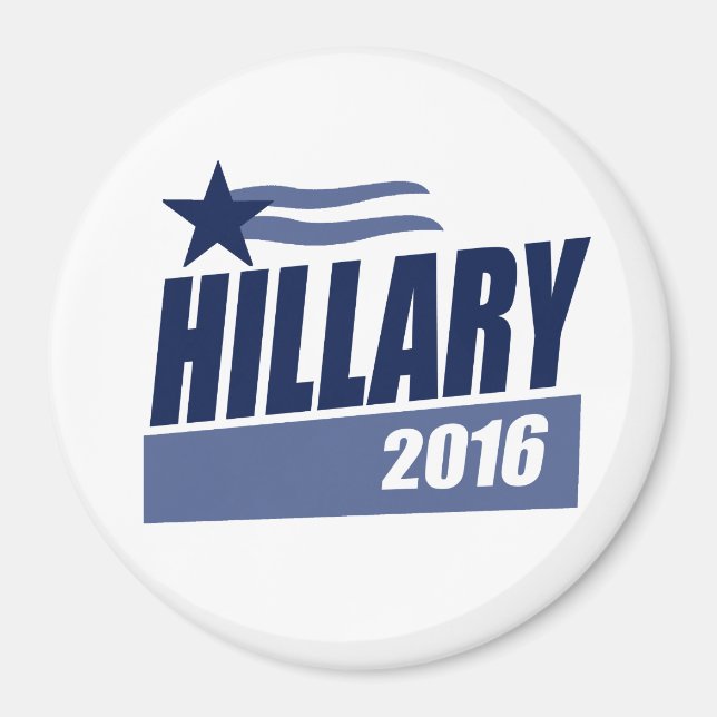 Imán PANCARTA DE LA CAMPAÑA HILLARY 2016.png (Frente)