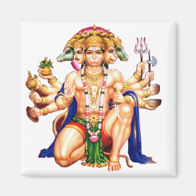 Imán Panchmukhi Hanuman ji (Frente)