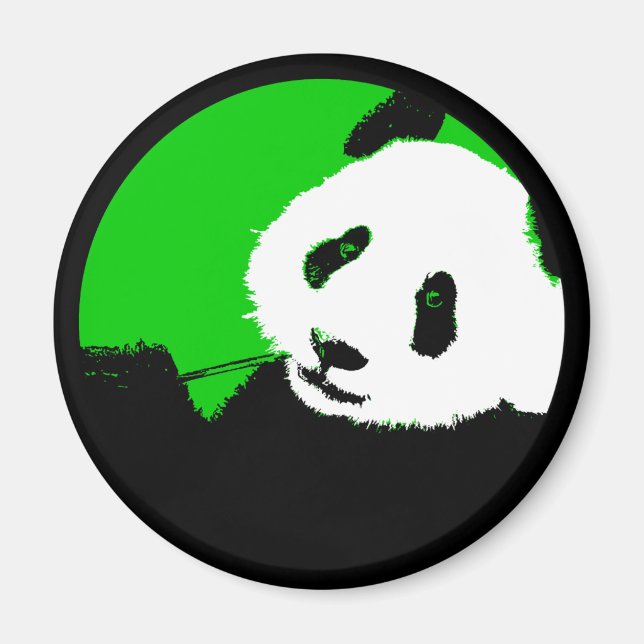 Imán panda. (Frente)