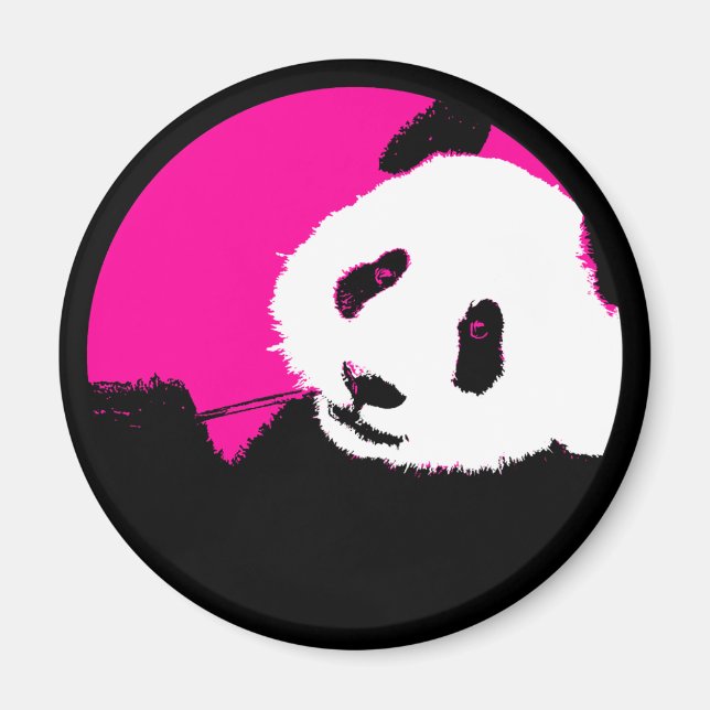 Imán panda. (Frente)
