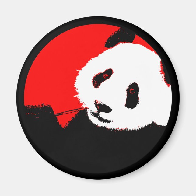 Imán panda. (Frente)
