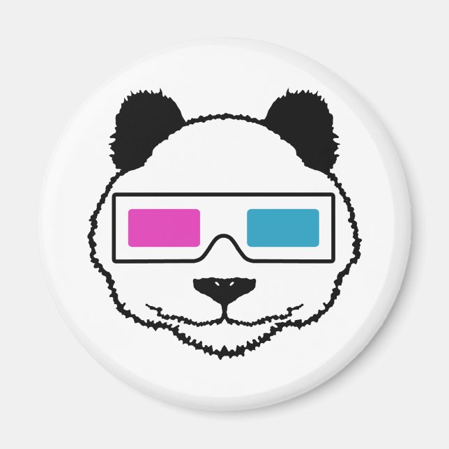 Imán Panda 3D (Frente)
