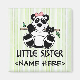 Imán Panda Chica Little Sister