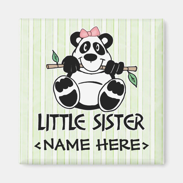Imán Panda Chica Little Sister (Frente)
