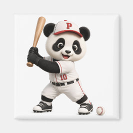 Imán Panda de béisbol