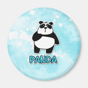 Imán panda del amor de la paz