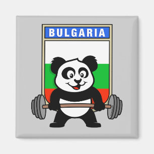 Imán Panda del levantamiento de pesas de Bulgaria