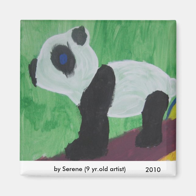 Imán Panda Kids Art Magnet (Frente)
