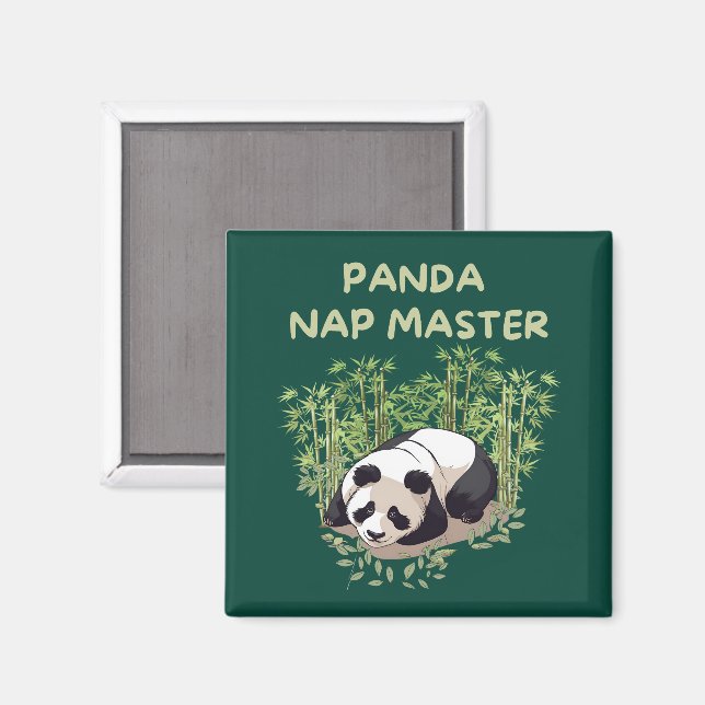 Imán Panda Nap Master (Anverso/Reverso)