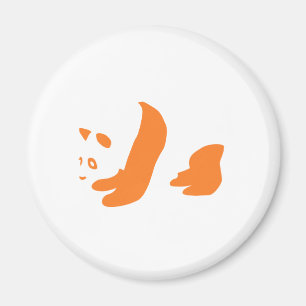 Imán Panda (Naranja)