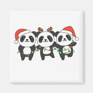 Imán Panda Navidades Navidades Animales Cute Pandas Mag