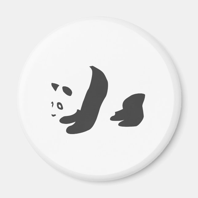 Imán Panda (negro) (Frente)