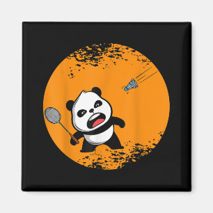 Imán Panda Oso de Bádminton Arbusto Espíritu Animal Gig