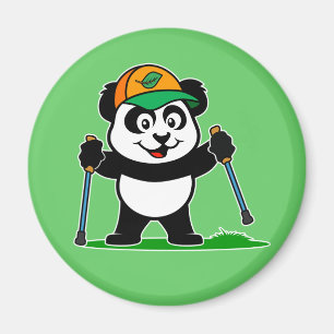 Imán Panda que camina