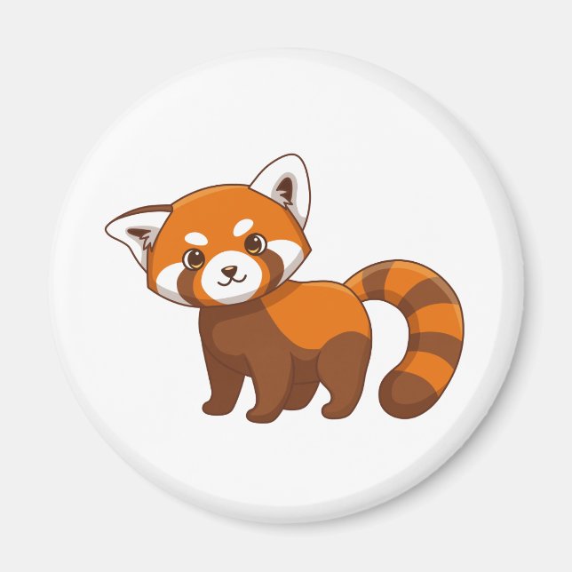 Imán Panda Rojo Che (Frente)
