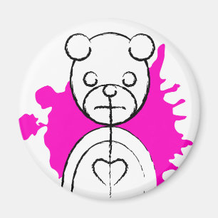 Imán panda splatz.