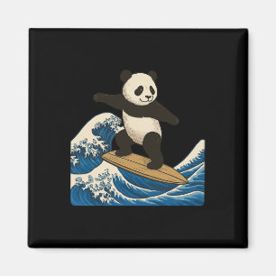 Imán Panda Surfing Japonés _3