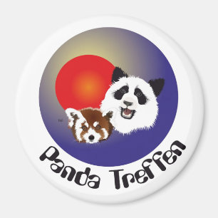 Imán Panda Treffen Magnet