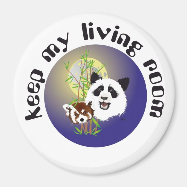 Imán Panda Treffen Magnet (Frente)