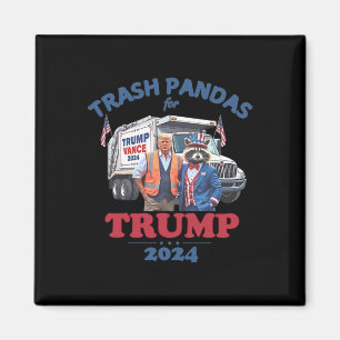 Imán Pandas Basura de Trump Para Trump 2025