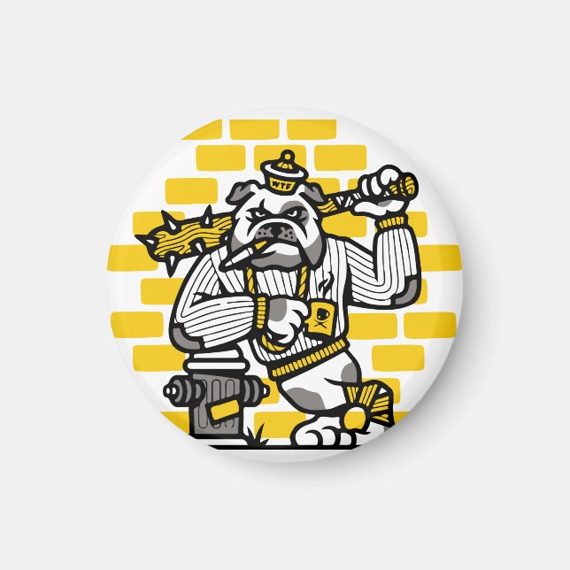 Imán Pandilla del bulldog (Frente)