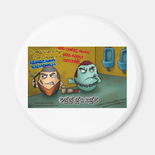 Imán Pandillas de huevo podrida Graciosos Tees Mugs Tar
