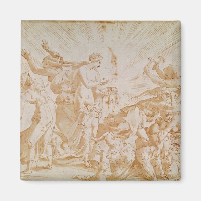 Imán Pandora abriendo la caja (Frente)