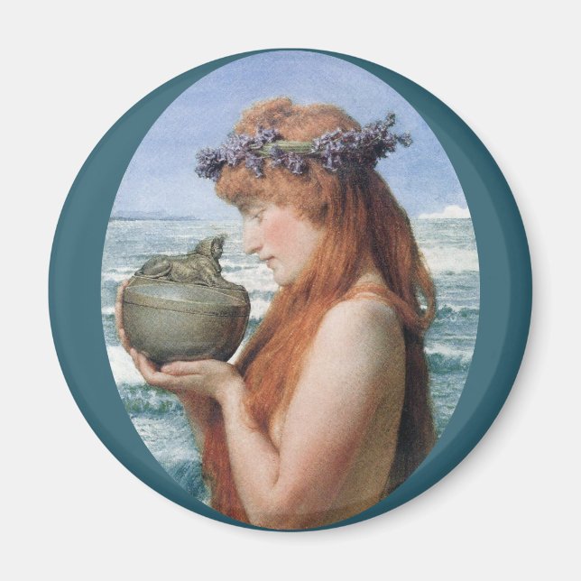 Imán Pandora de Sir Lawrence Alma-Tadema (Frente)