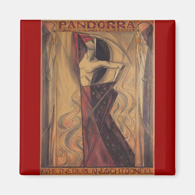 Imán PANDORRA "Arthur Van Schendel" 1919 (Frente)